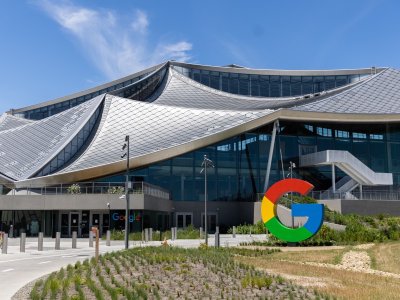 Google's new Bay View campus in Mountain View on May 16, 2022. Photo by Magali Gauthier.